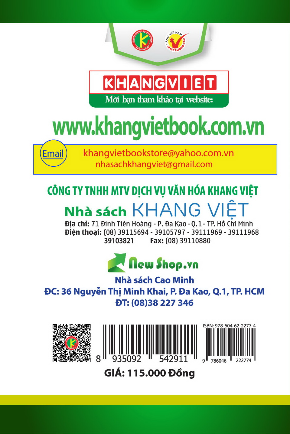 Bìa sau Chuyên Đề Bồi Dưỡng Học Sinh Giỏi Giải Toán Trên Máy Tính Cầm Tay CASIO 570VN Plus - THPT